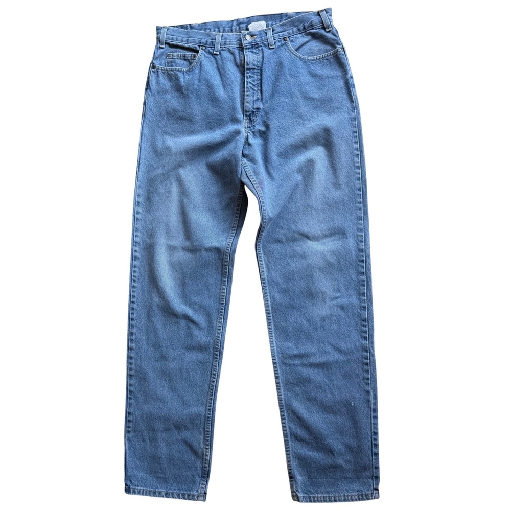 Kirkland Signature Jeans Straight Leg Blue Denim Vintage Dadcore 36x36